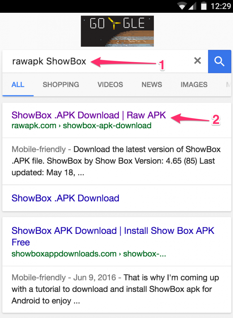 rawapk showbox for pc