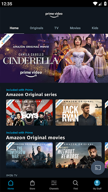 Amazon prime video store para chromecast