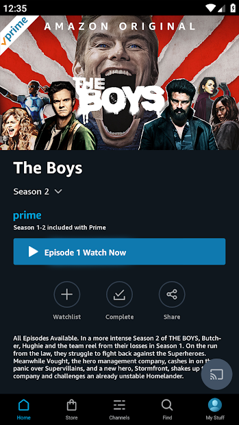 Watch prime video online on chromecast